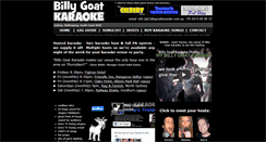 Desktop Screenshot of billygoatkaraoke.com.au